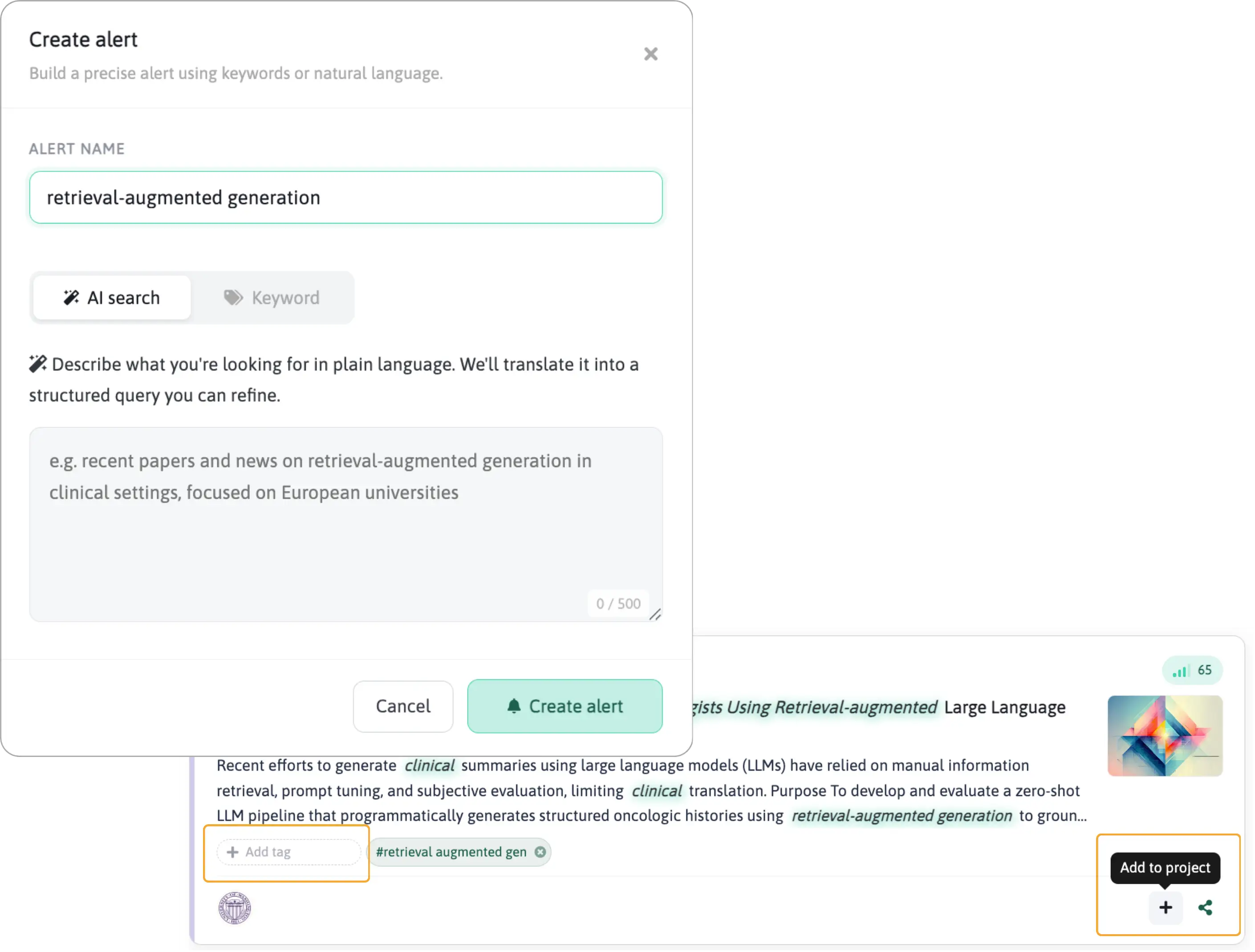 Monitor and share innovation intelligence