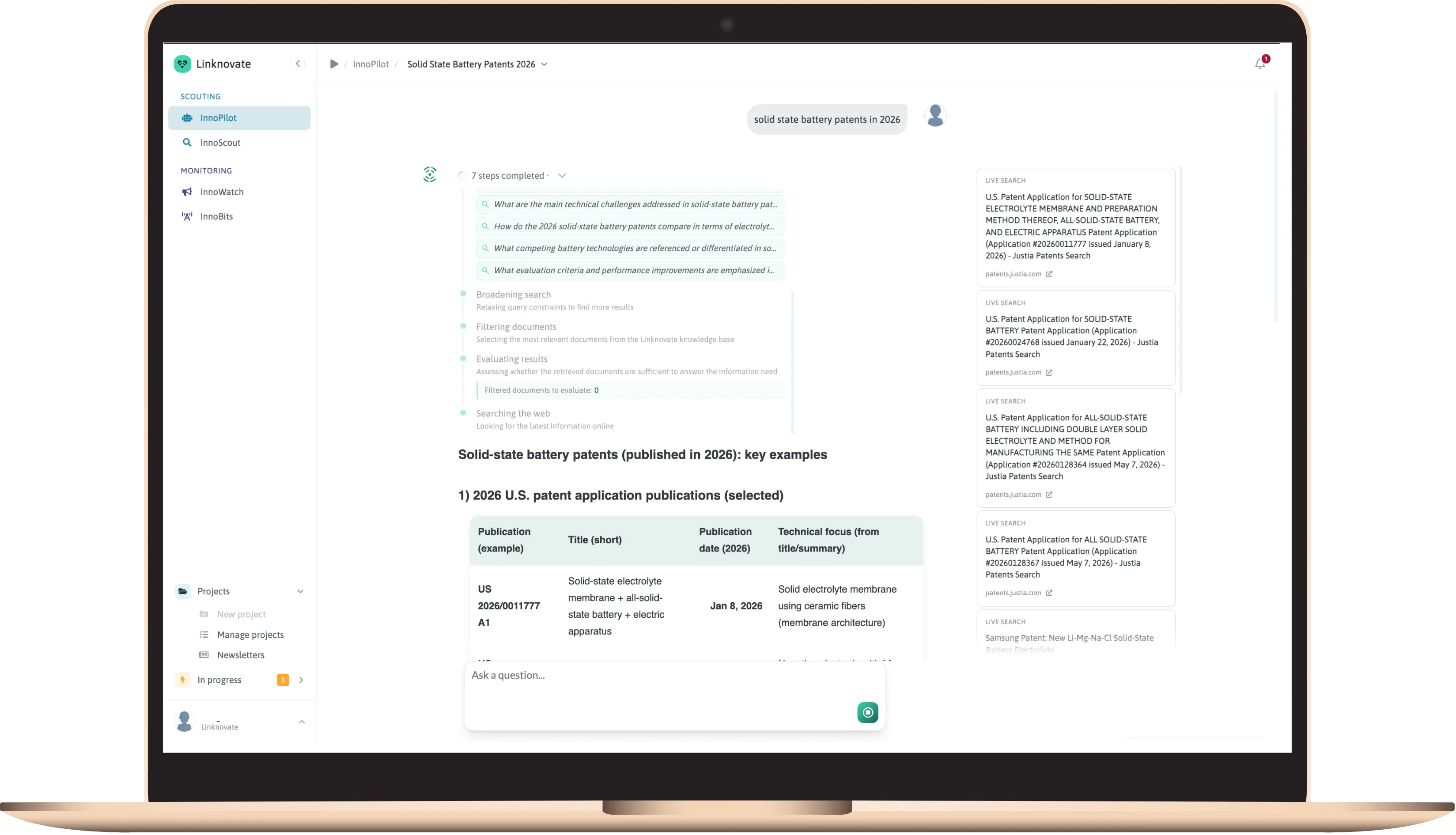 InnoPilot transparency